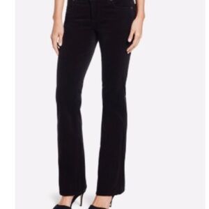 DKNY Jeans Black Cotton Blend Ponte Knit Boot-Cut Pants